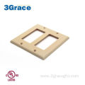 Hot Sale Decoration GFCI Outlet 3-Gang Switch Plastic